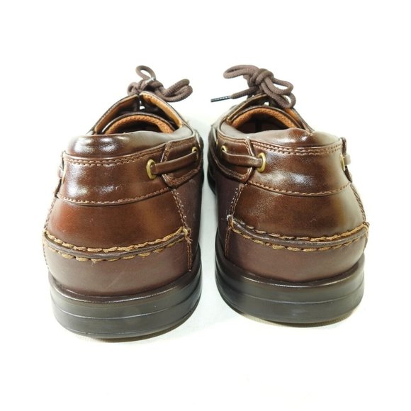 Hunter’s Bay Sz 11 M Brown Leather Boat Mens R5B14 main image 3